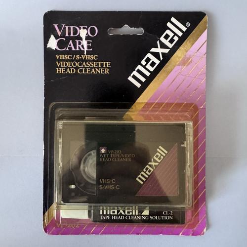 Maxell 202 vhs video care - maxell,