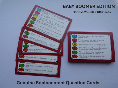 Baby boomer trivial pursuit - trivial,