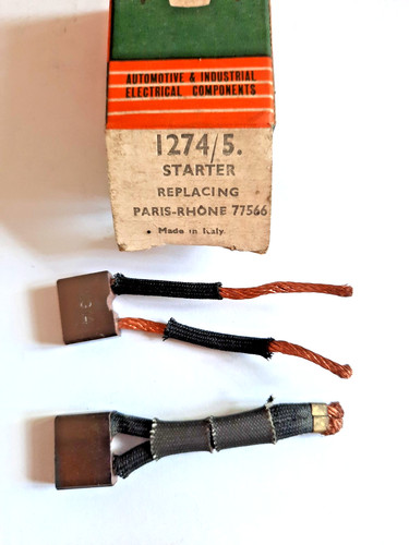 Starter motor brushes - motor,