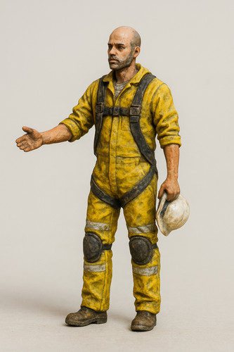 Tg58 unpainted tug crew - tg58,