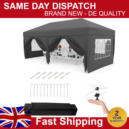 3x6m pop gazebo heavy duty - 3x6m, up