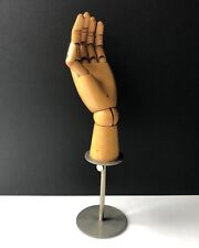 Wooden Mannequin Hand on Stand