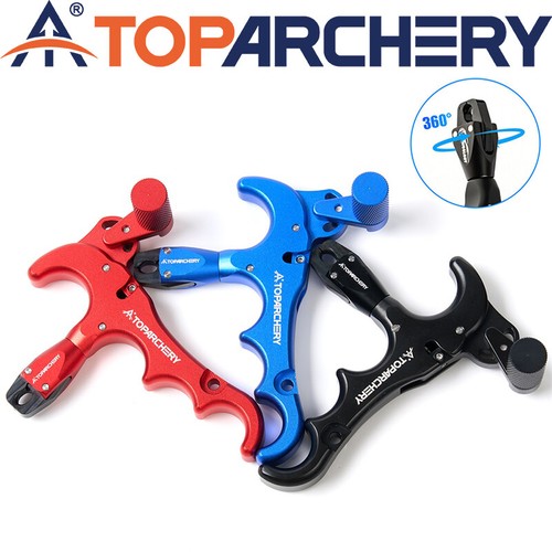 Finger compound bow release - 4-finger,
