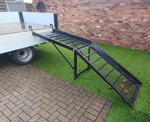 Muck truck loading ramp for - truck,