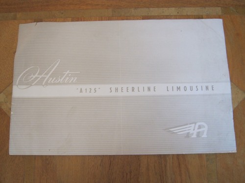 Austin a125 sheerline - a125,