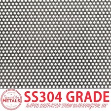 Stainless Steel Round Perforated Mesh | 1mm Hole, 2mm Pitch, 1mm Thick