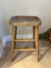Solid Oak Bumble Bar Stool, Loaf