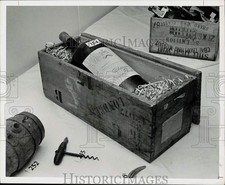 1972 Press Photo A bottle of