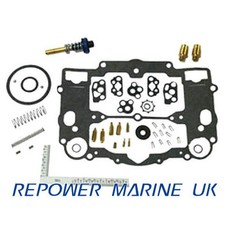 Carb Rebuild Kit for Webber. Mercruiser 4.3L V6, Repl  809065, 835076, 8M0120196