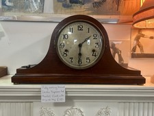 Smiths Napoleon Hat Mantel Clock.  Westminster Chimes and Original Key Serviced