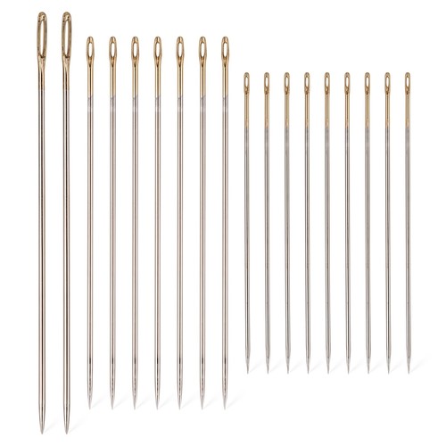 16pcs large eye sewing needles - 16pcs,