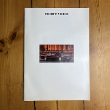 BMW 7 Series Brochure inc