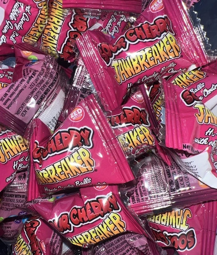 Sour cherry jawbreaker - sour,