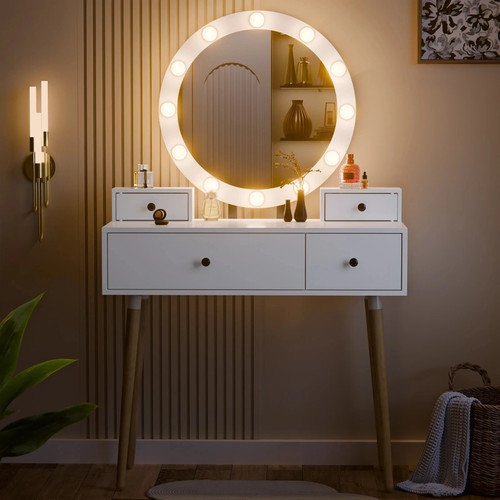 Dressing table with storage - dressing,