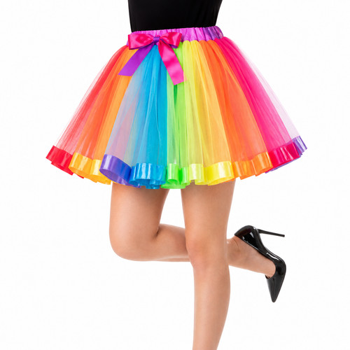 Ladies rainbow luxury - ladies, tutu