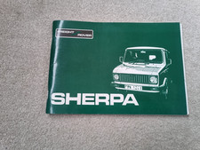 Freight Rover Sherpa Handbook