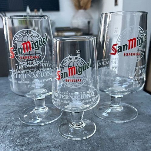 San miguel pint - san, glasses