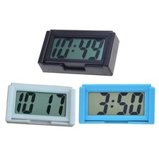 Electronic Clock Auto Dashboard Stick-On Mini Clock Car Truck Interior Ornaments