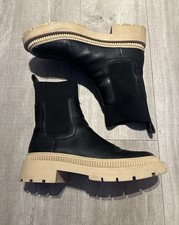 MANGO Black Ankle Boots Size 6