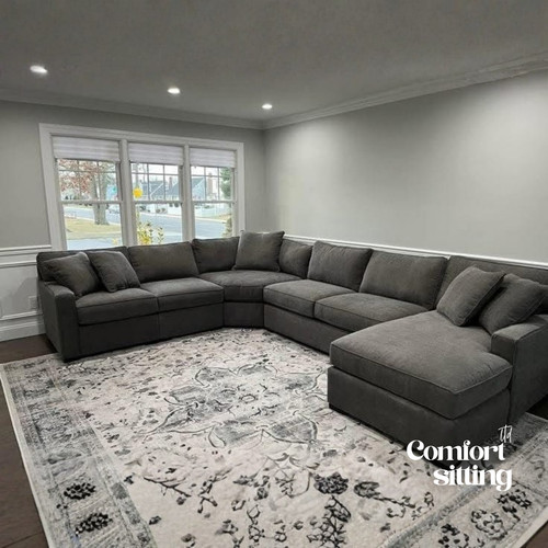 Modular shape corner sofa - modular,