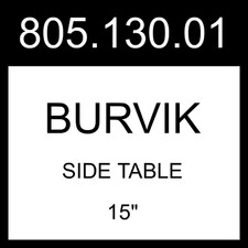 IKEA BURVIK Side Table Light Gray-green  15" 805.130.01