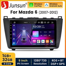 9" Car Stereo Android 14 For 2007-2012 Mazda 6 Apple Carplay Navi Radio GPS BOSE
