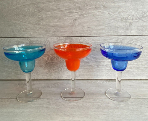 Hand blown margarita large - blown,
