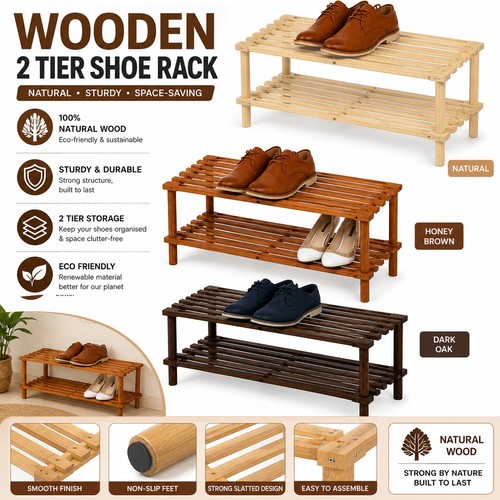 Tier bamboo shoe - bamboo,