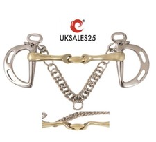 Kimblewick Verbindend Angled Double Jointed Bit (UKSALES25®) *SAME DAY DISPATCH*