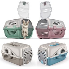 Pet Carrier Kitten Cat Dog Rabbit Transporter Travel Box Cage Vet Case Premium