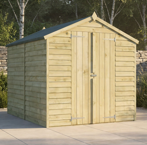 10x6 wooden garden shed - wooden,