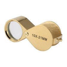10x Magnifying Magnifier Glass Jewellers Eye Foldable Jewelry Loop6505