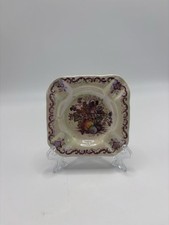 Mason's Patent Ironstone FRUIT BASKET England Multi-Color 3.5” Ashtray