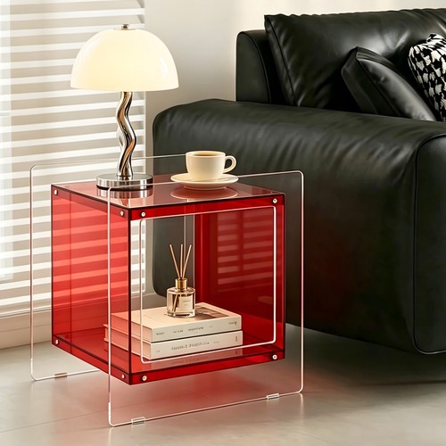 Sleek acrylic side table - sleek,