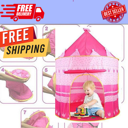 Kids castle tent children play - kids,