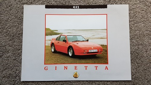 Ginetta g32 sales leaflet - ginetta,