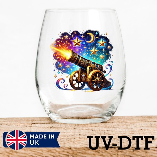 Cannon 8pcs dtf stickers - cannon,
