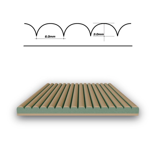 Mini ribbed wall - mini,