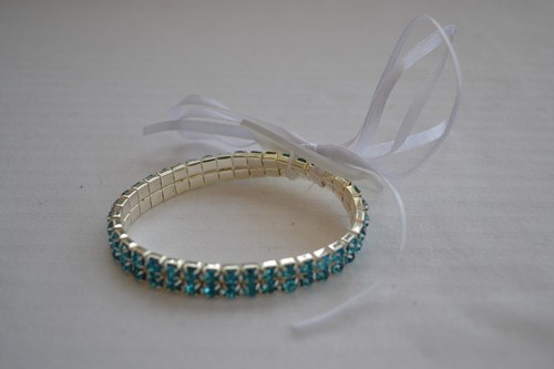 Diamante pearl crystal wrist - crystal,