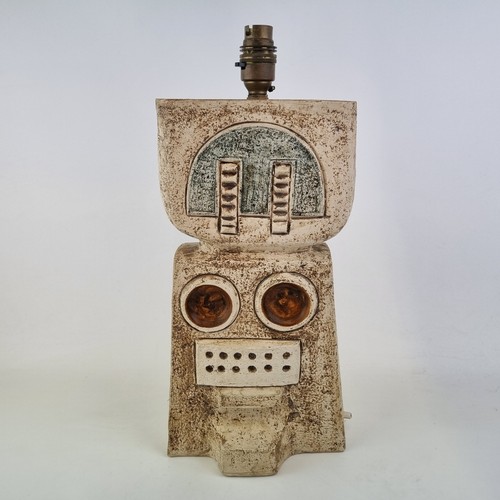 Troika pottery slab form - pottery, lamp