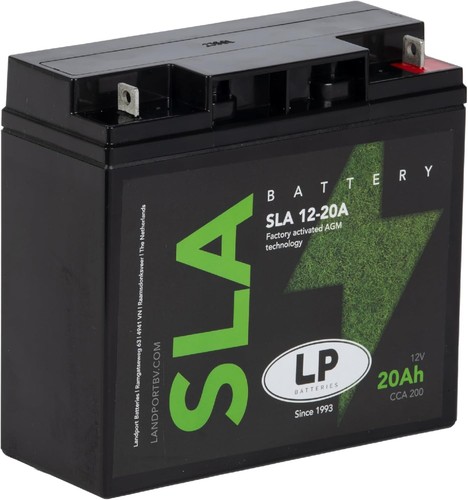 Landport 20ah 12v 180a - 20ah, sla