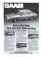 Vintage Print Ad Saab 900