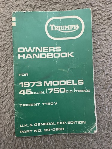 Triumph t150v trident owners - triumph,