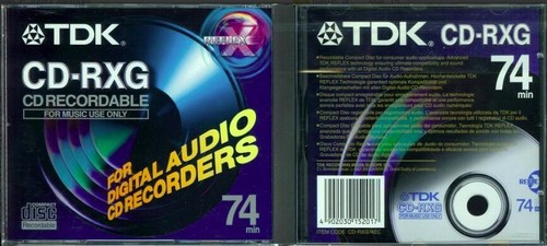 Tdk r74 rxg74ec - tdk, cd-r74