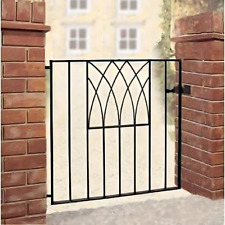 Anavio Metal Garden Gate 838mm to 991mm GAP x 812mm wrought iron style modern
