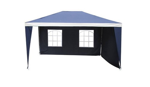 Gazebo with side - x, 4m