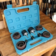 26pc Drum Sander Set 80 & 120 Grit Sanding Sleeves 13-50mm Drums Power Drill Kit