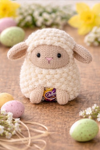 Easter lamb sheep creme - easter,