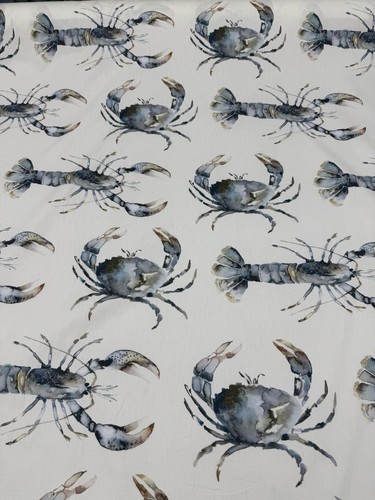 Voyage fabric crustaceans - voyage,