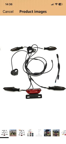 Tricycle light kit 36v - light, 52v